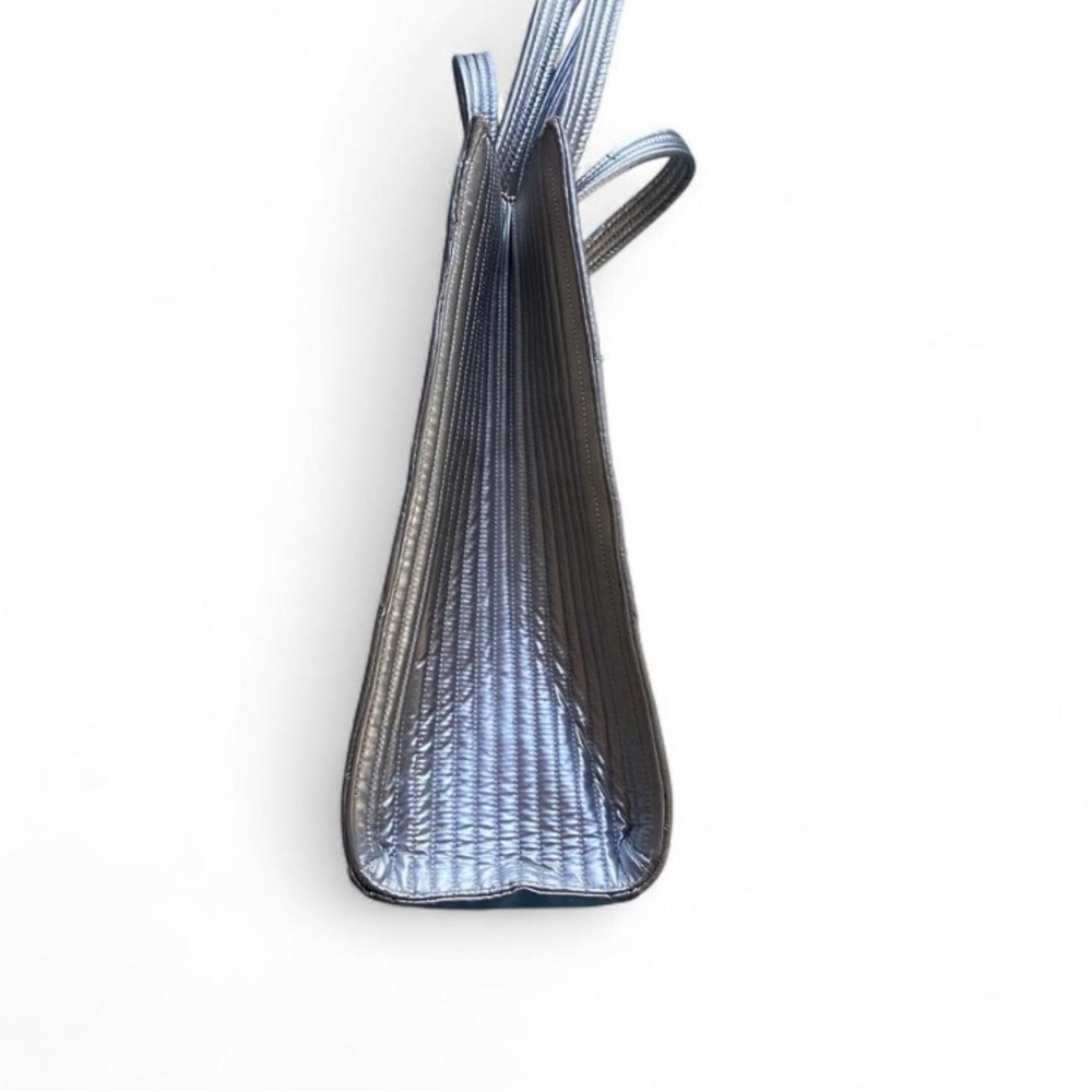 Telfar x Moose Knuckle Silver Medium Shopper Tote Bag - Picture 5 of 8